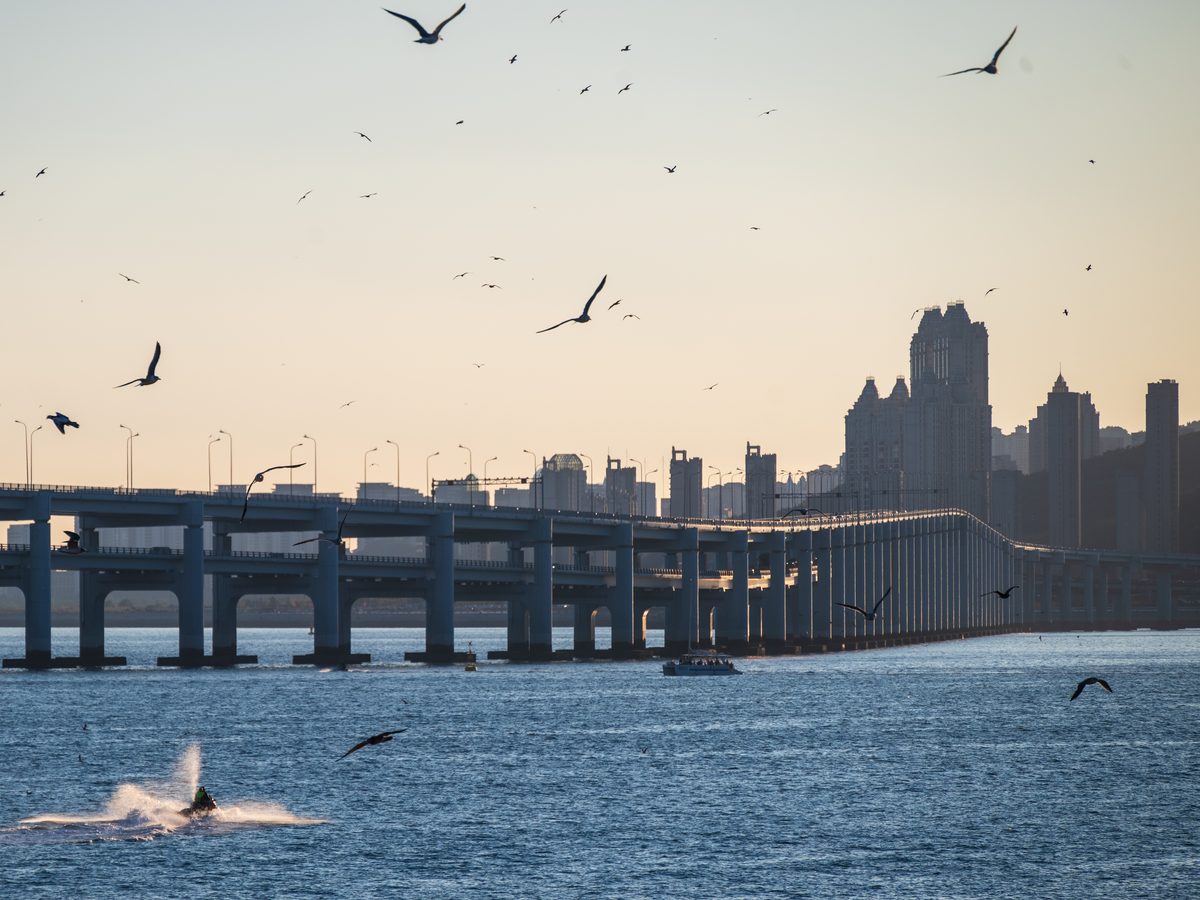 The causeway into the city — Dalian 大连, Liaoning, China
