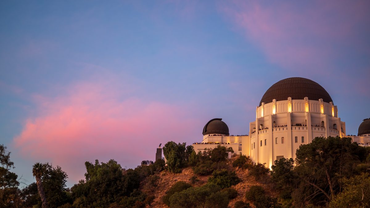 Griffith Observatory at golden hour — Los Angeles, California
